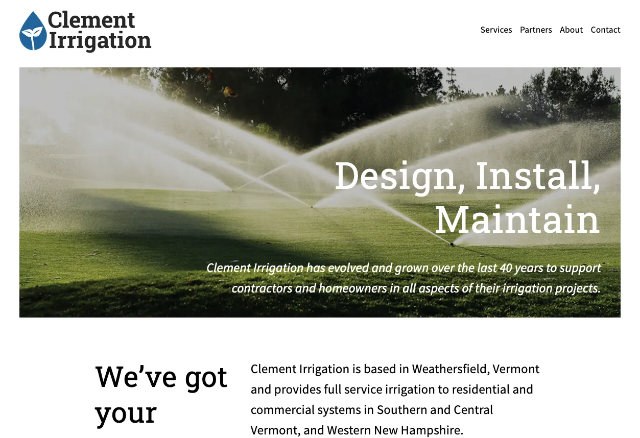 clement irrigation